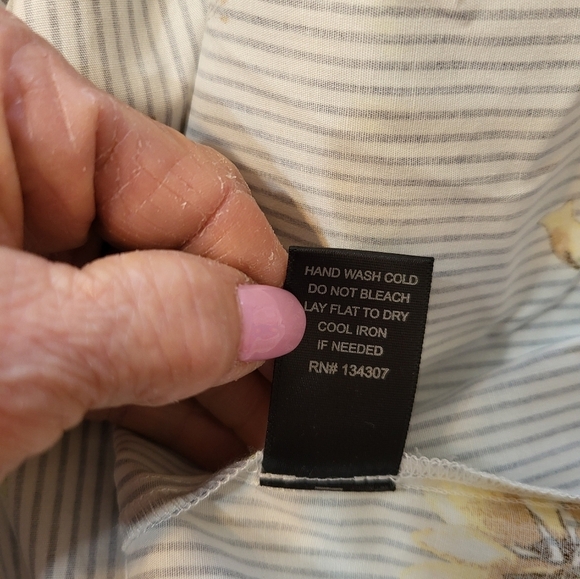 NWT Large Floral Striped One-Shoulder Top Lumiere Urban Outfitters Top - Picture 11 of 16